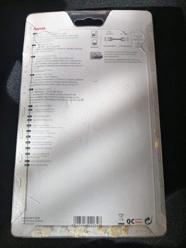 conector VGA, HDD Monitor.
