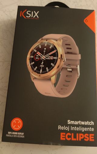Smartwatch Ksix Eclipse rosa y dorado de segunda mano por 35 EUR en Madrid  en WALLAPOP
