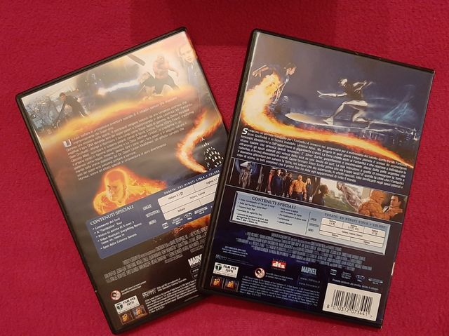 🟡 Cofanetto 2 DVD I fantastici 4