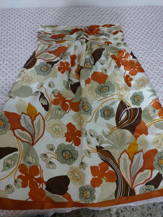 vestido corto estampado