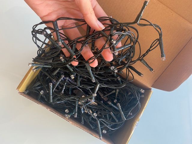 Luces de Navidad 150 Led de luz cálida