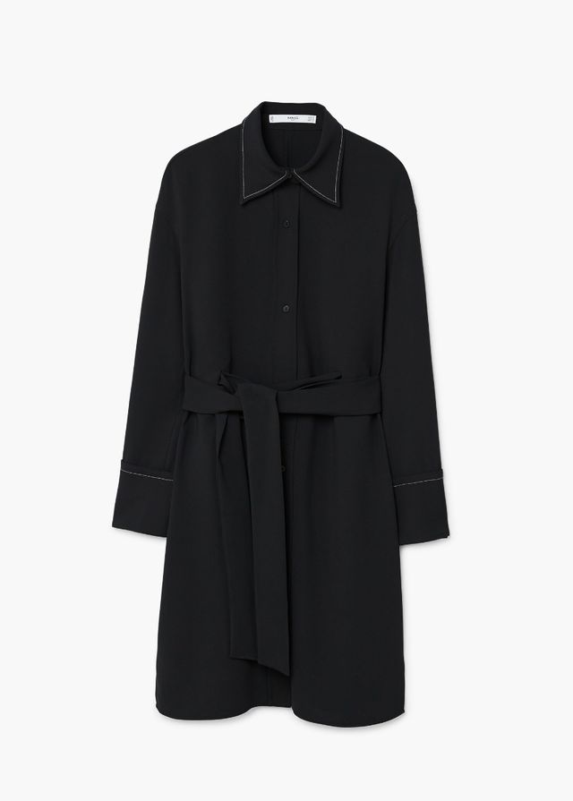 Mango. Vestido cinturón a estrenar T. M