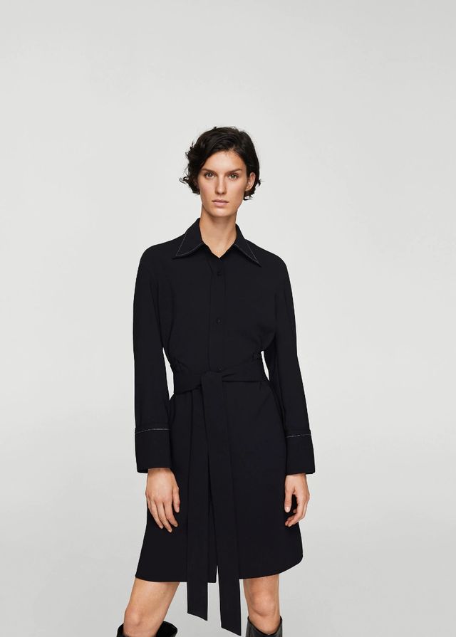 Mango. Vestido cinturón a estrenar T. M