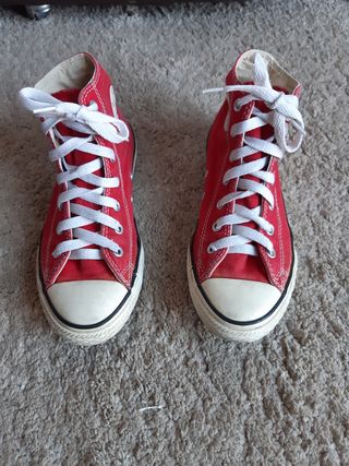 converse altas rojas