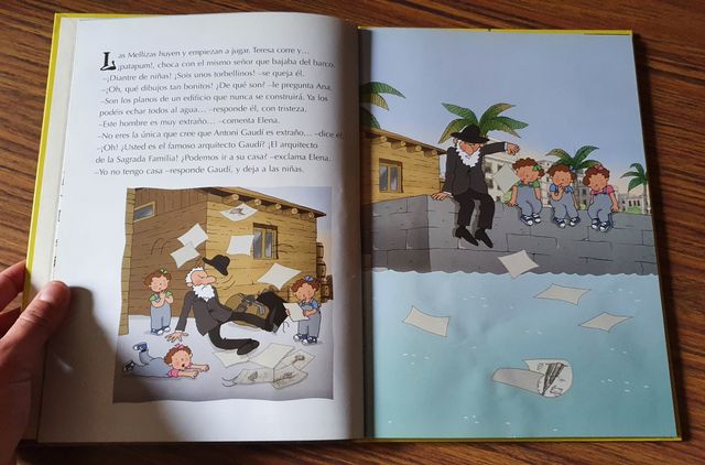 3x2 Libro Las Tres Mellizas y Gaudí