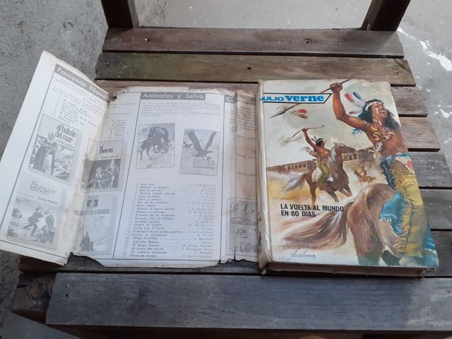  libro la vuelta al mundo en 80 dias de 1960