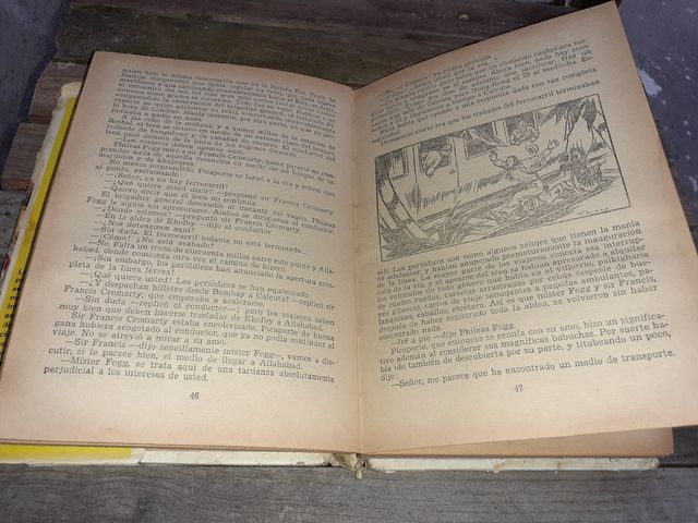  libro la vuelta al mundo en 80 dias de 1960