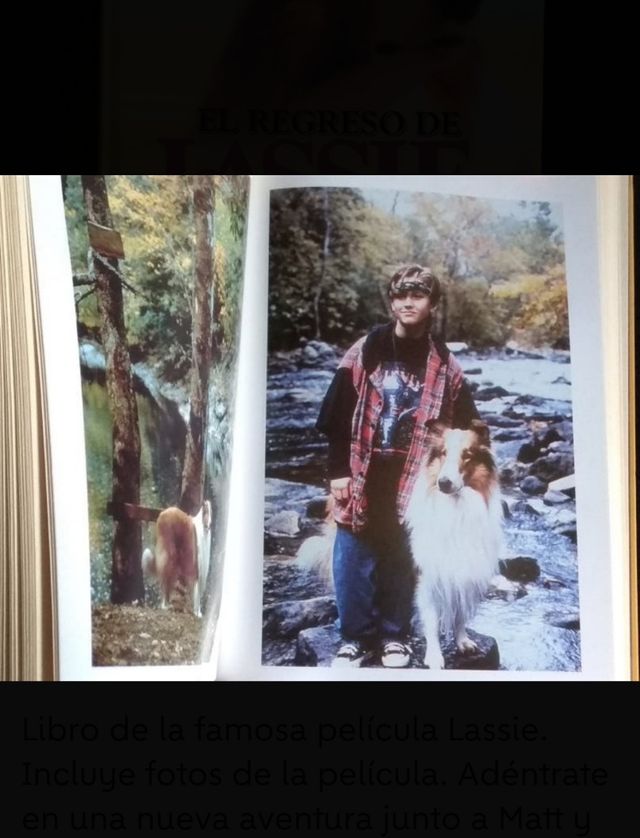 Libro el regreso de Lassie