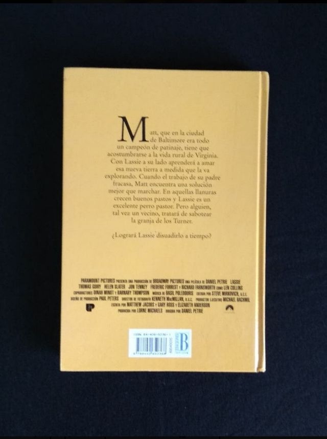 Libro el regreso de Lassie