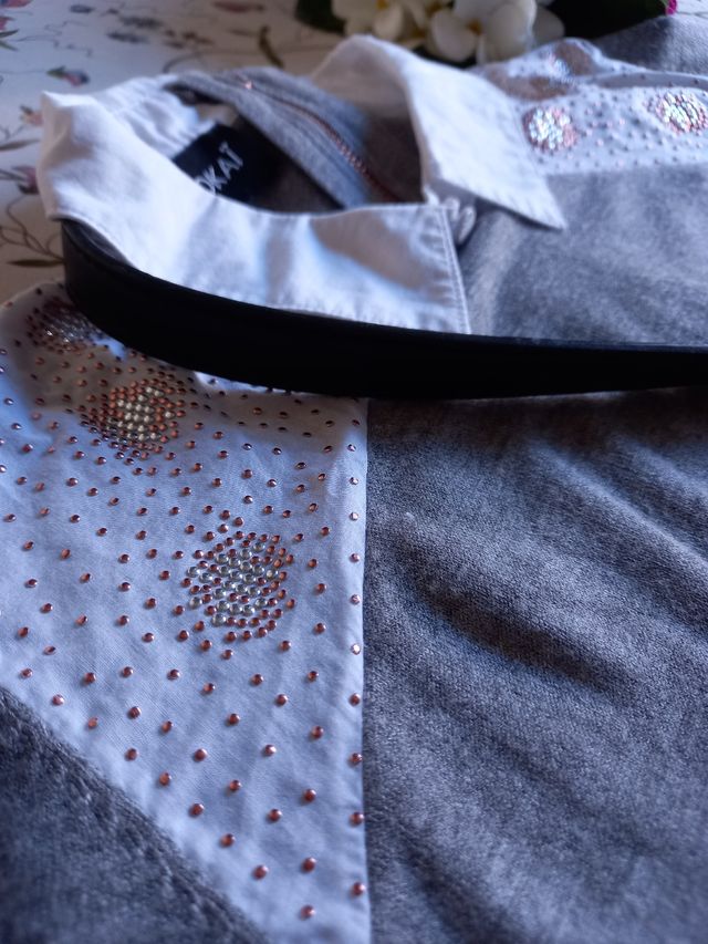 Jersey camisero gris TXS Kookai