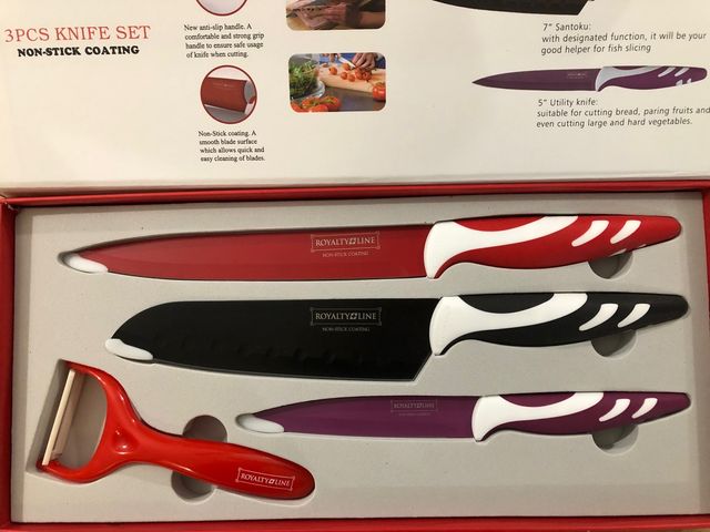 Set coltelli da cucina in ceramica