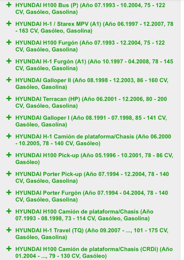 Filtro combustible nuevo kia carnival