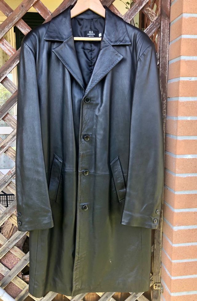 Cappotto uomo pelle