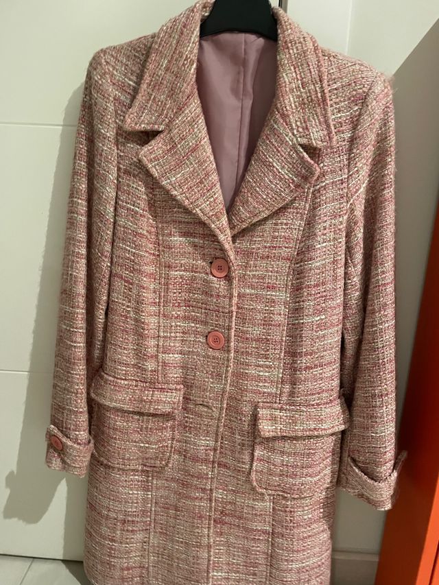 Abrigo tweed