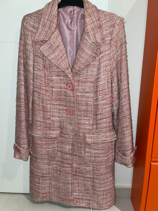 Abrigo tweed