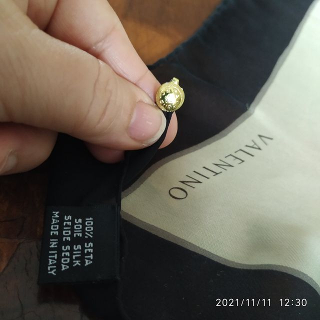 Valentino originale foulard seta
