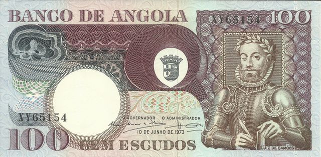 Billete Angola 1973 SIN CIRCULAR