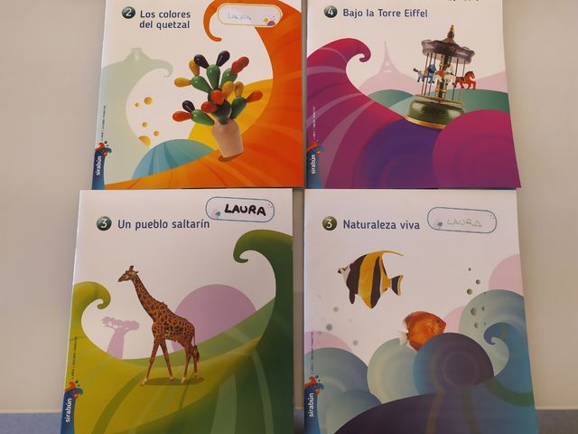 libros sirabun 3, 4 y 5 años. cómo.nuevos