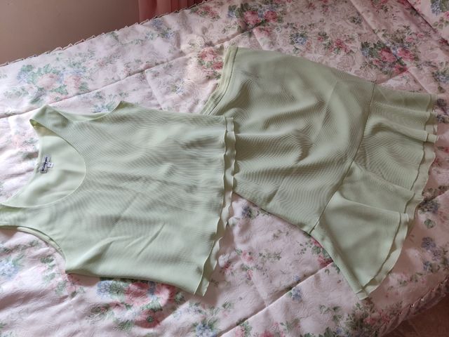 vestido de fiesta dos piezas talla 46 corte inglés