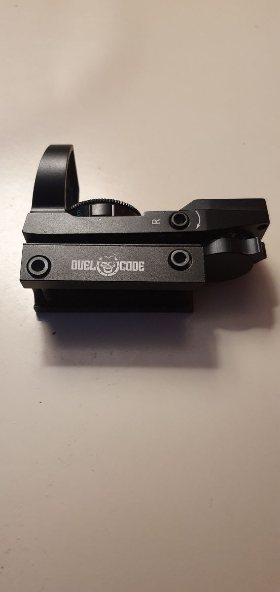 Punto rojo/verde samurai DUEL CODE metalico