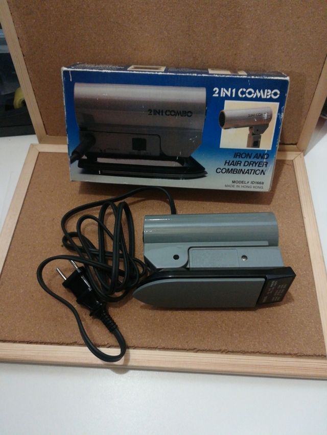 asciugatrice e ferro da stiro per viaggiare.