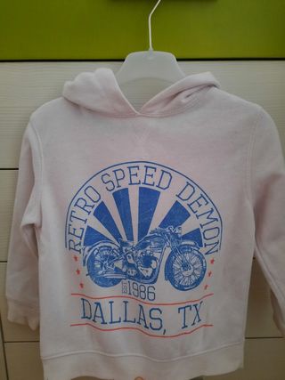 Sudadera blanca con gorro 2-3 años Primark de segunda mano por 2 EUR en  Zamora en WALLAPOP