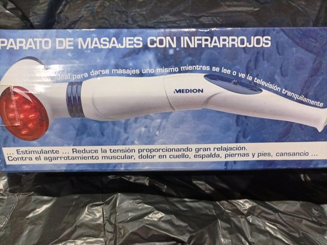 Dispositivo di massaggio con infrarossi e 5 adattatori