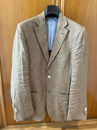 Blazer lino hombre de segunda mano por 40 EUR en Burgos en WALLAPOP