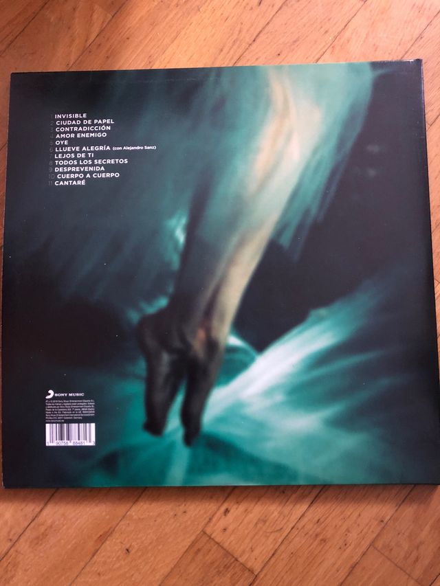 Vinilo y bolsa Oxigeno Malu