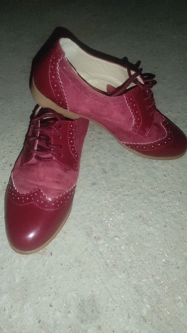 Zapato granate cordones 39/40