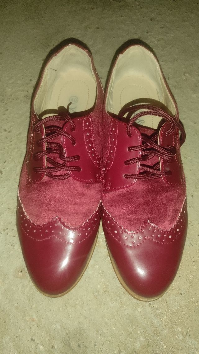 Zapato granate cordones 39/40
