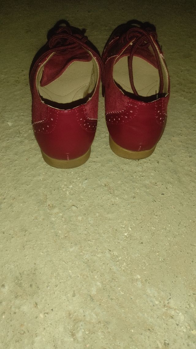 Zapato granate cordones 39/40