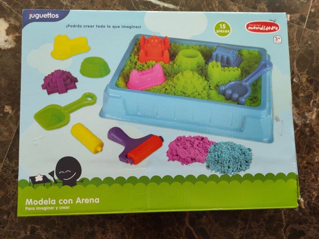 Modela con arena