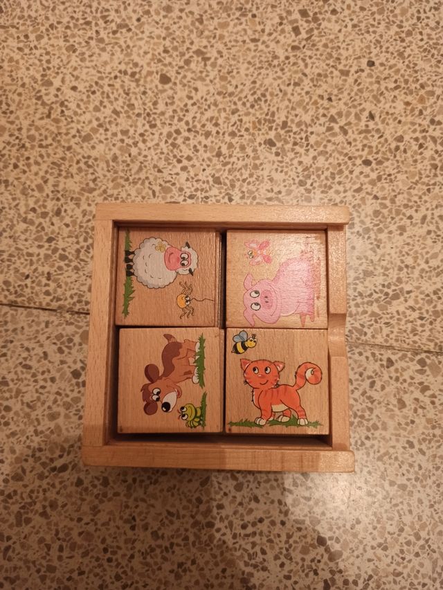 Memory parejas madera