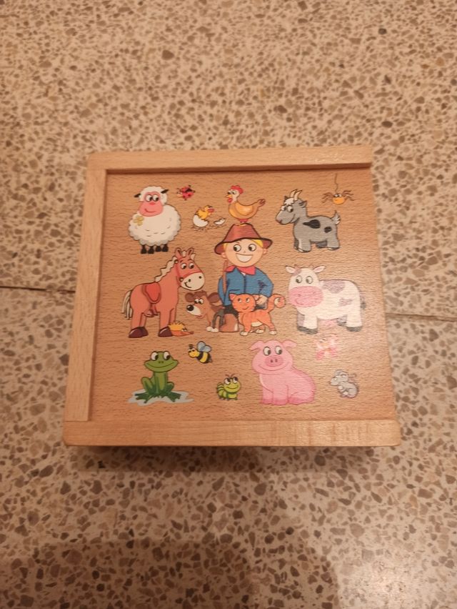 Memory parejas madera