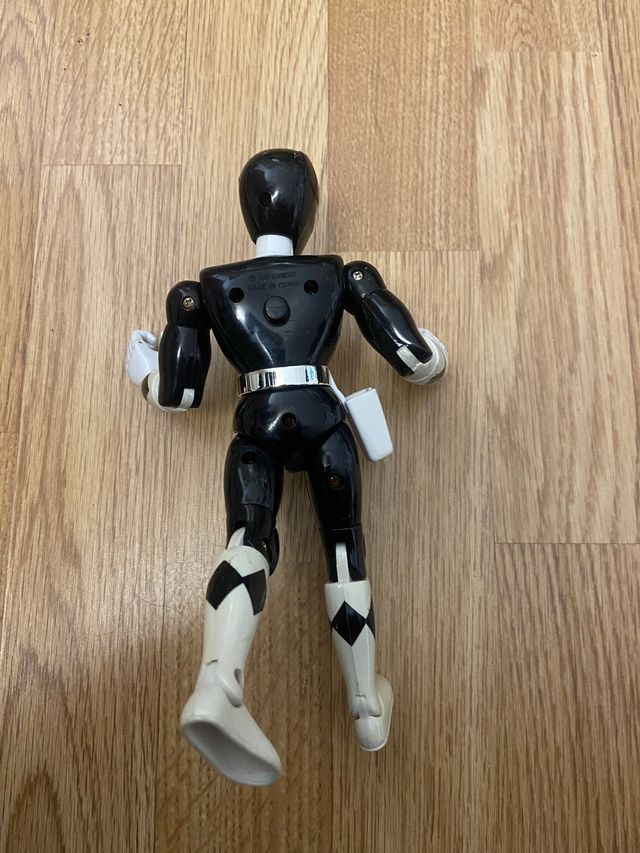 FIGURA ACCION POWER RANGERS NEGRO BANDAI 1994 94