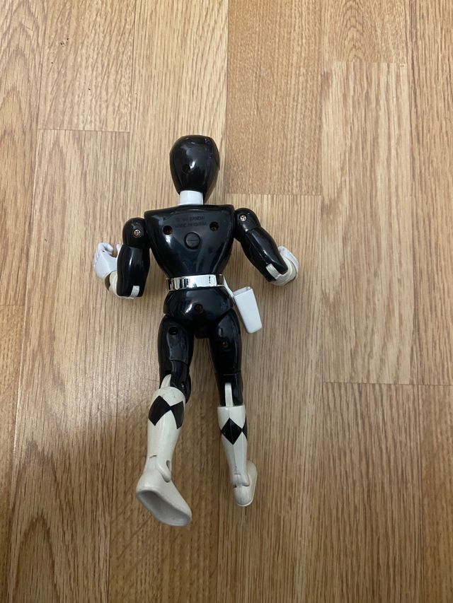 FIGURA ACCION POWER RANGERS NEGRO BANDAI 1994 94