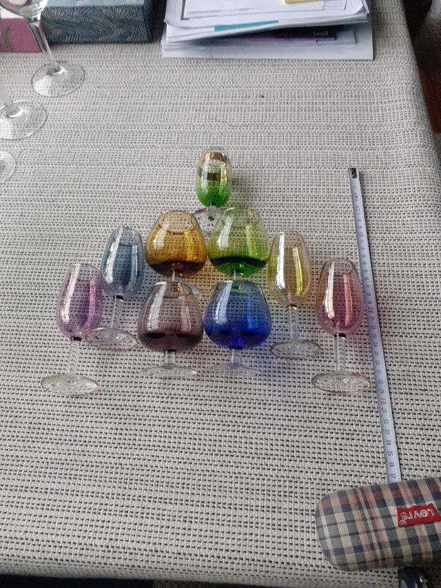 9 copas vintage por 10 euros