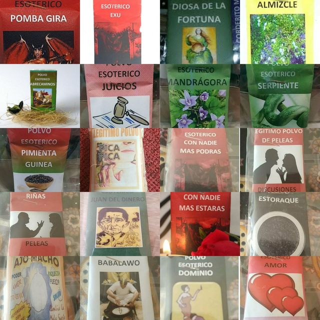 polvos para velas