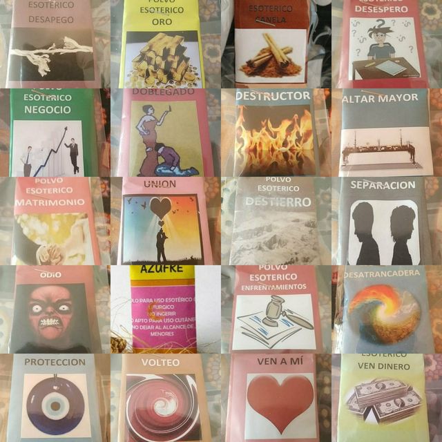 polvos para velas