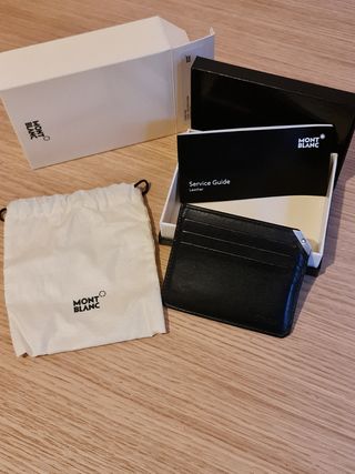 tarjetero montblanc meisterstück