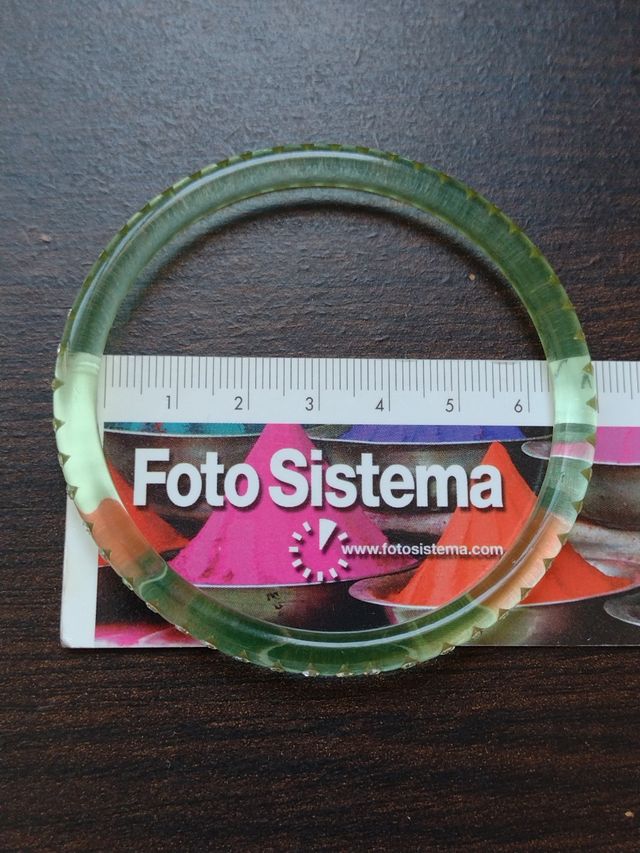 anillo flor + 2 pulseras pedrería verde