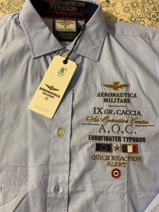 Camisa Aeronautica Militare de segunda mano por 35 EUR en Club Encinas en  WALLAPOP