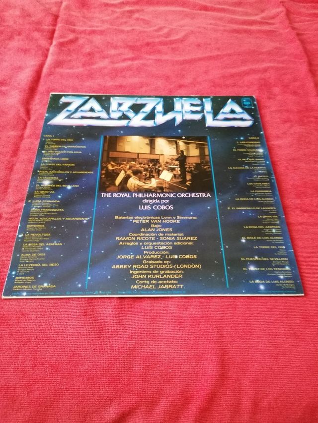 DISCO DE VINILO ZARZUELA 1982