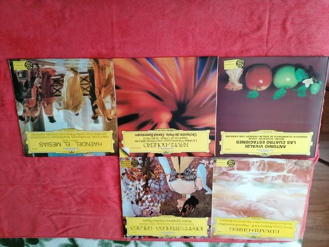 5 DISCOS VINILO DEUTSCHE GRAMMOPHON