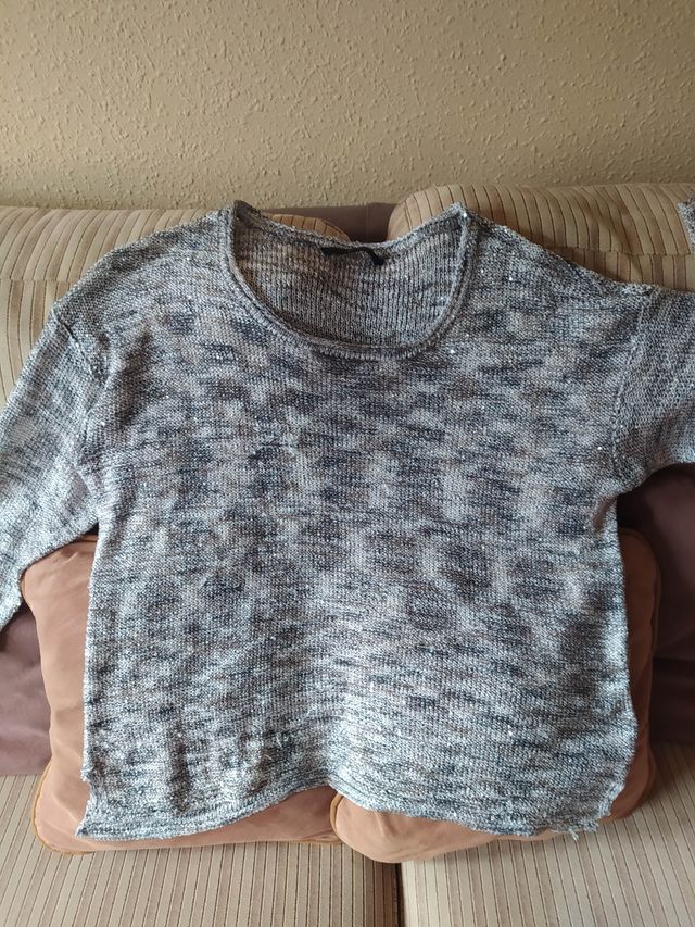 jersey punto de seda con brillos