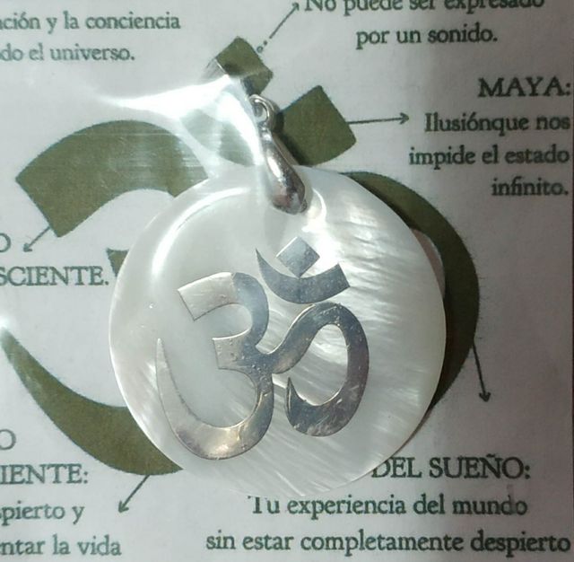 colgantes nácar y plata