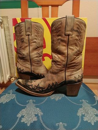 botas cowboy mujer segunda mano