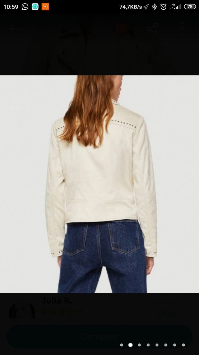 cazadora chupa Mango