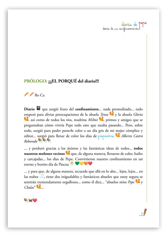 VENTA EXCLUSIVA: libro "El diario de Pepe"